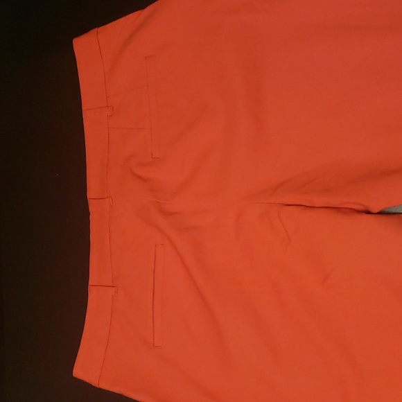 RW&CO Coral Colored Ankle Slim Pant - Picture 6 of 8